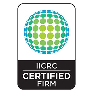 IICRC certified firm badge