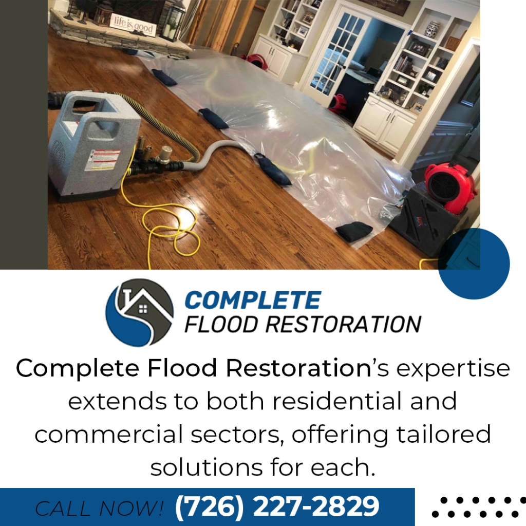 Complete Flood Restoration Experts in both Residential and Commercial