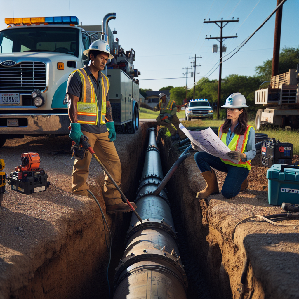 Water Line Repair in Cibolo, Texas