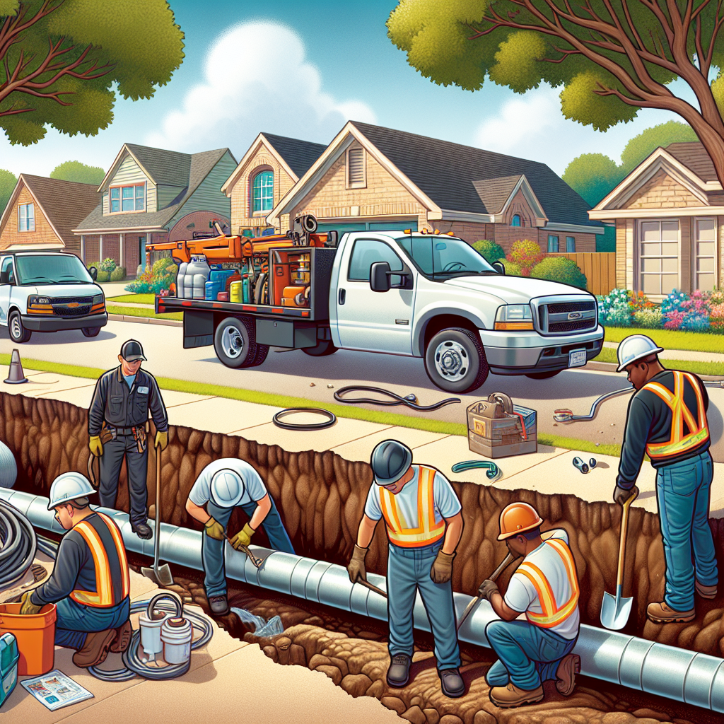 Water Line Repair in Schertz, Texas