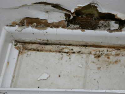 water damage emergency after toilet overflowing