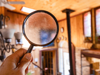 Indoor damp & air quality (IAQ) testing look for mold