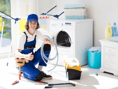 Washing machine repair technician. Washer service