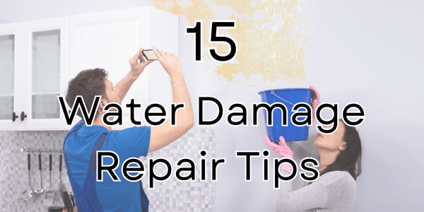 15 water damage repair tips