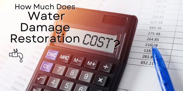 how much does water damage restoration cost